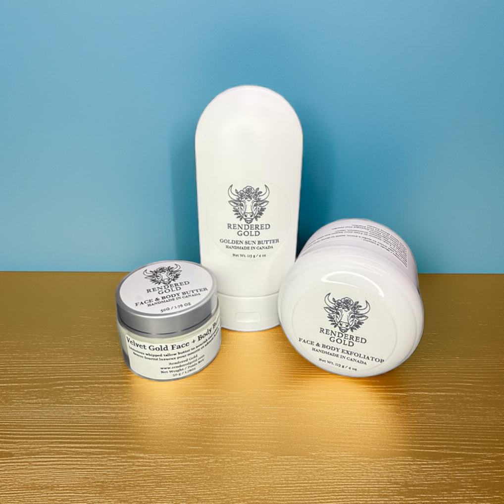 MOST POPULAR | Face Care Essentials Bundle | $98.00 (13% OFF) - Rendered Gold