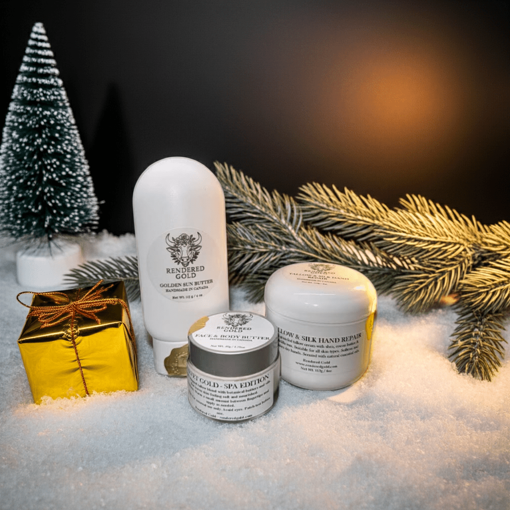 Holiday Essentials Gift Set — 40% OFF, LIMITED STOCK 🎁 - Rendered Gold