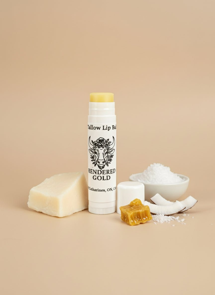 Tallow Lip Balm - Rendered Gold